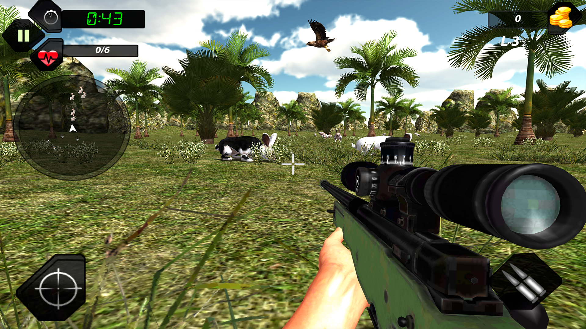 اسکرین شات 2 بازی Rabbit Hunting 3D