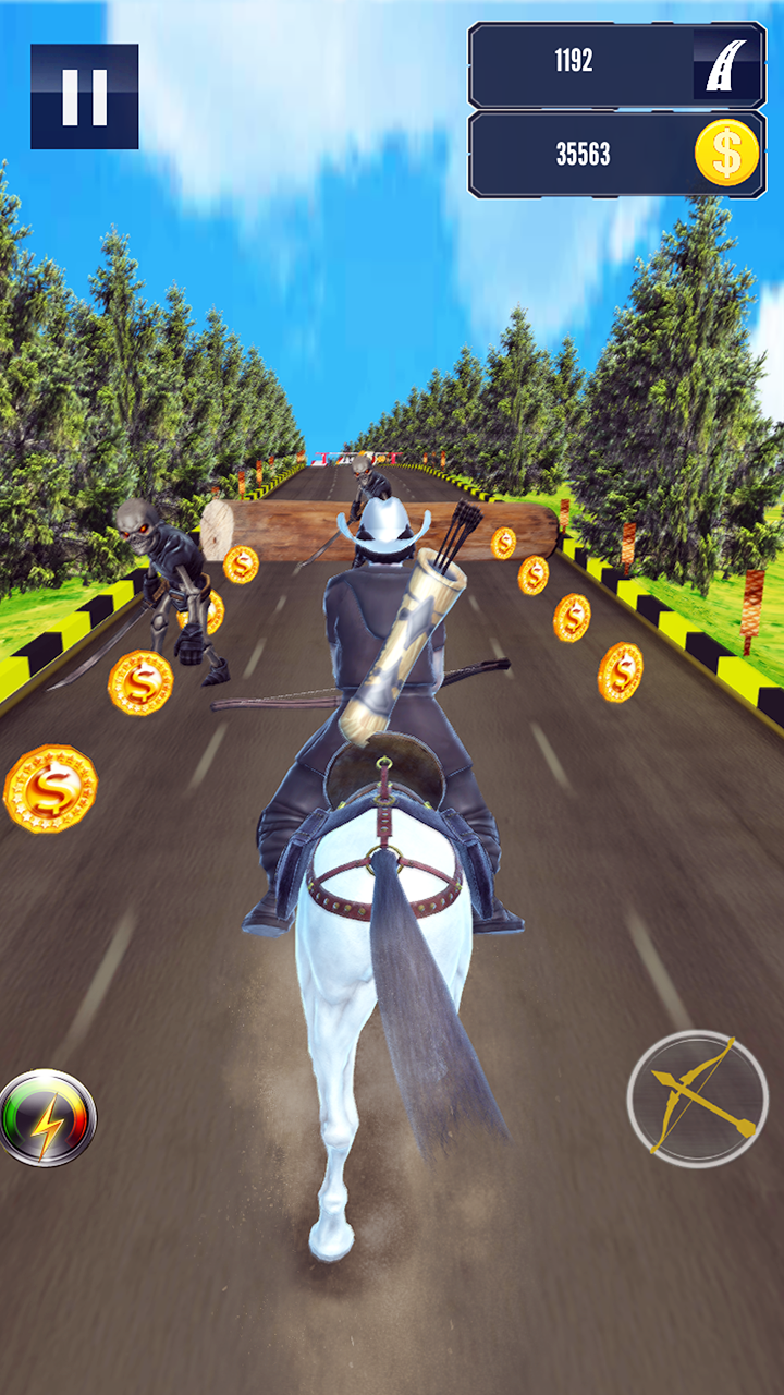اسکرین شات 1 برنامه Cowboy Horse Run