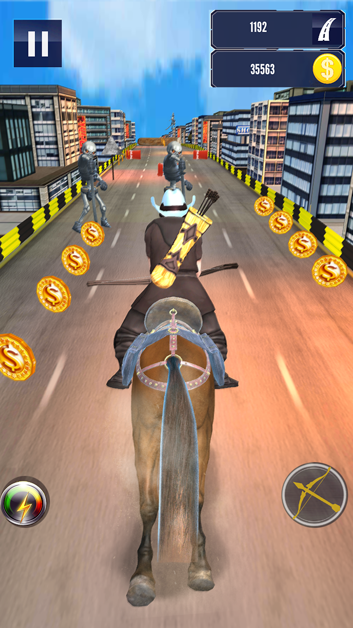 اسکرین شات 5 برنامه Cowboy Horse Run
