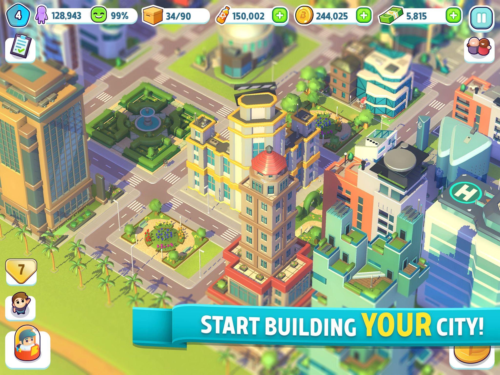 اسکرین شات 1 بازی City Mania: Town Building Game
