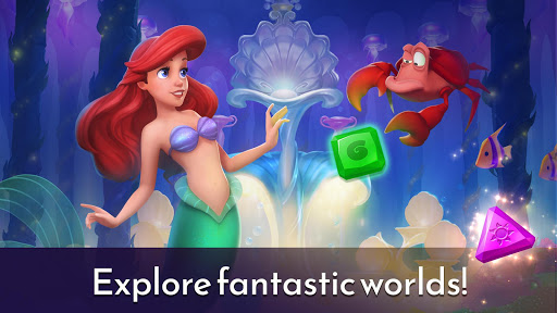 اسکرین شات 4 بازی Disney Princess Majestic Quest: Match 3 & Decorate