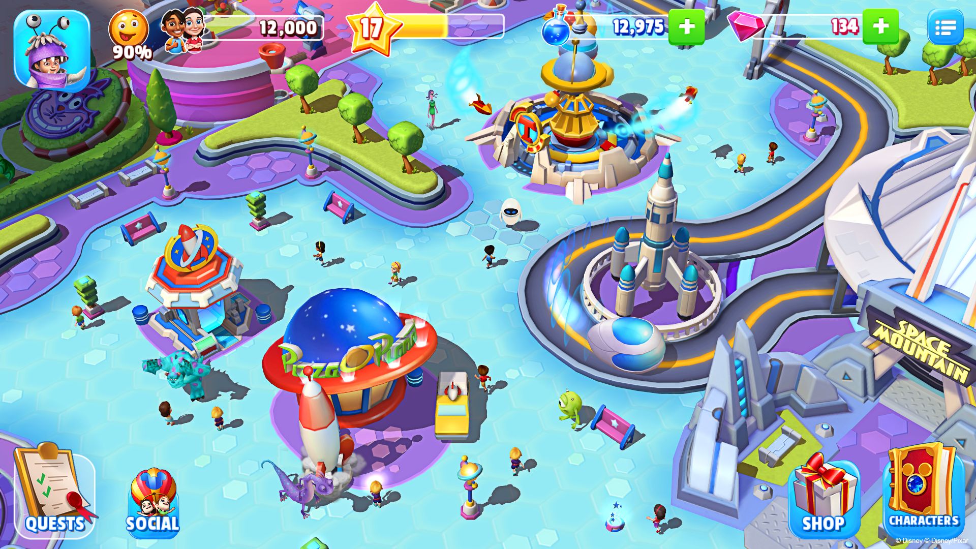اسکرین شات 6 بازی Disney Magic Kingdoms