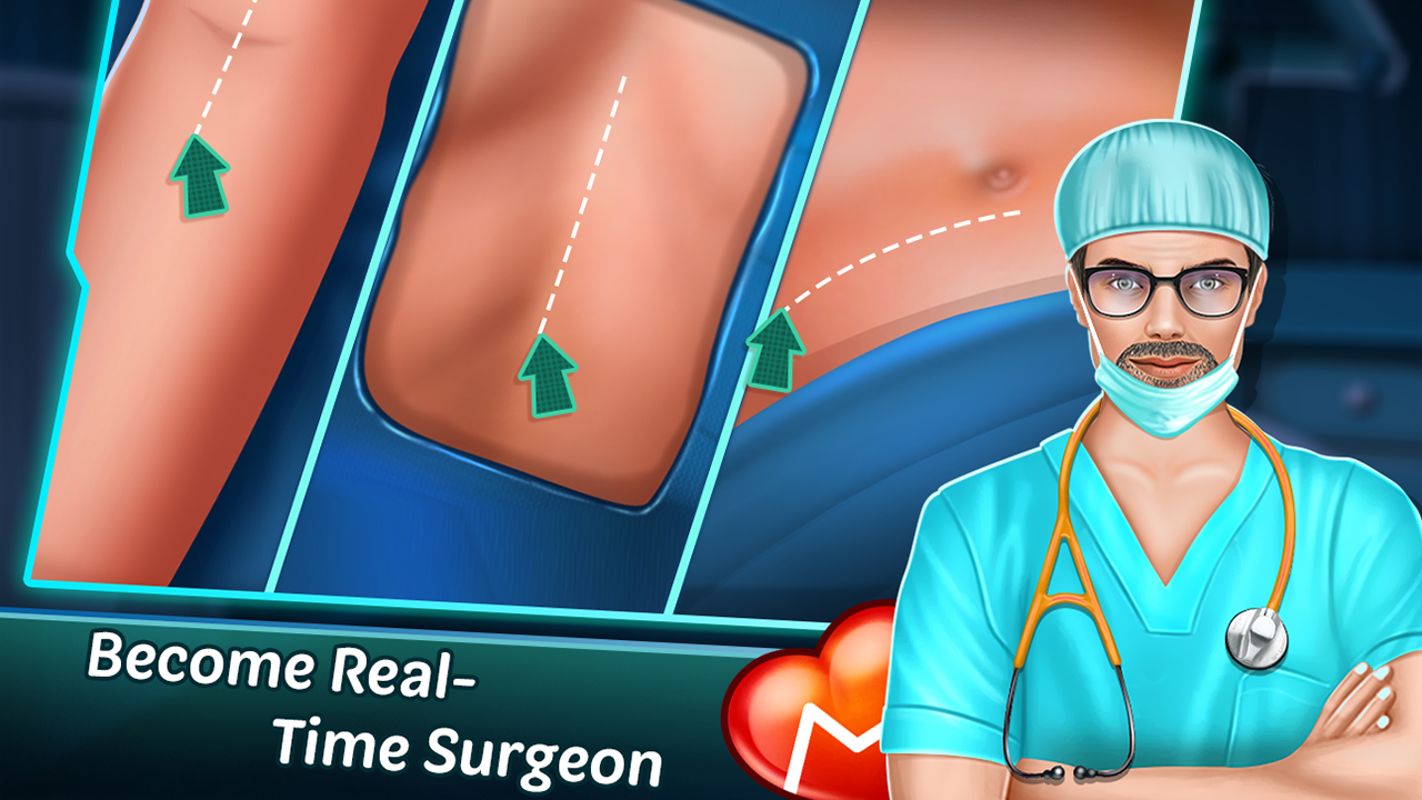 اسکرین شات 6 برنامه Multi Surgery Hospital Games