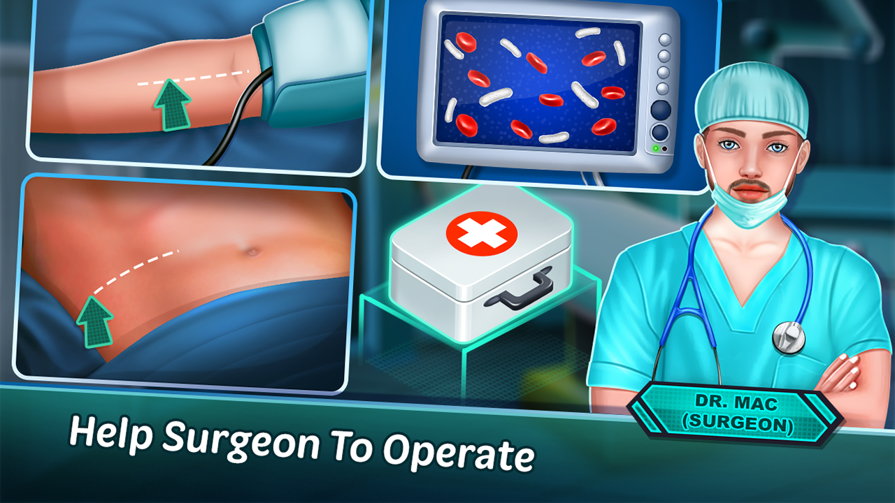 اسکرین شات 7 برنامه Multi Surgery Hospital Games