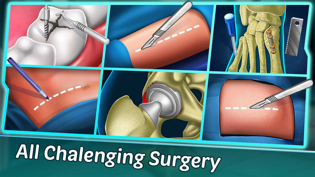 اسکرین شات 1 برنامه Multi Surgery Hospital Games
