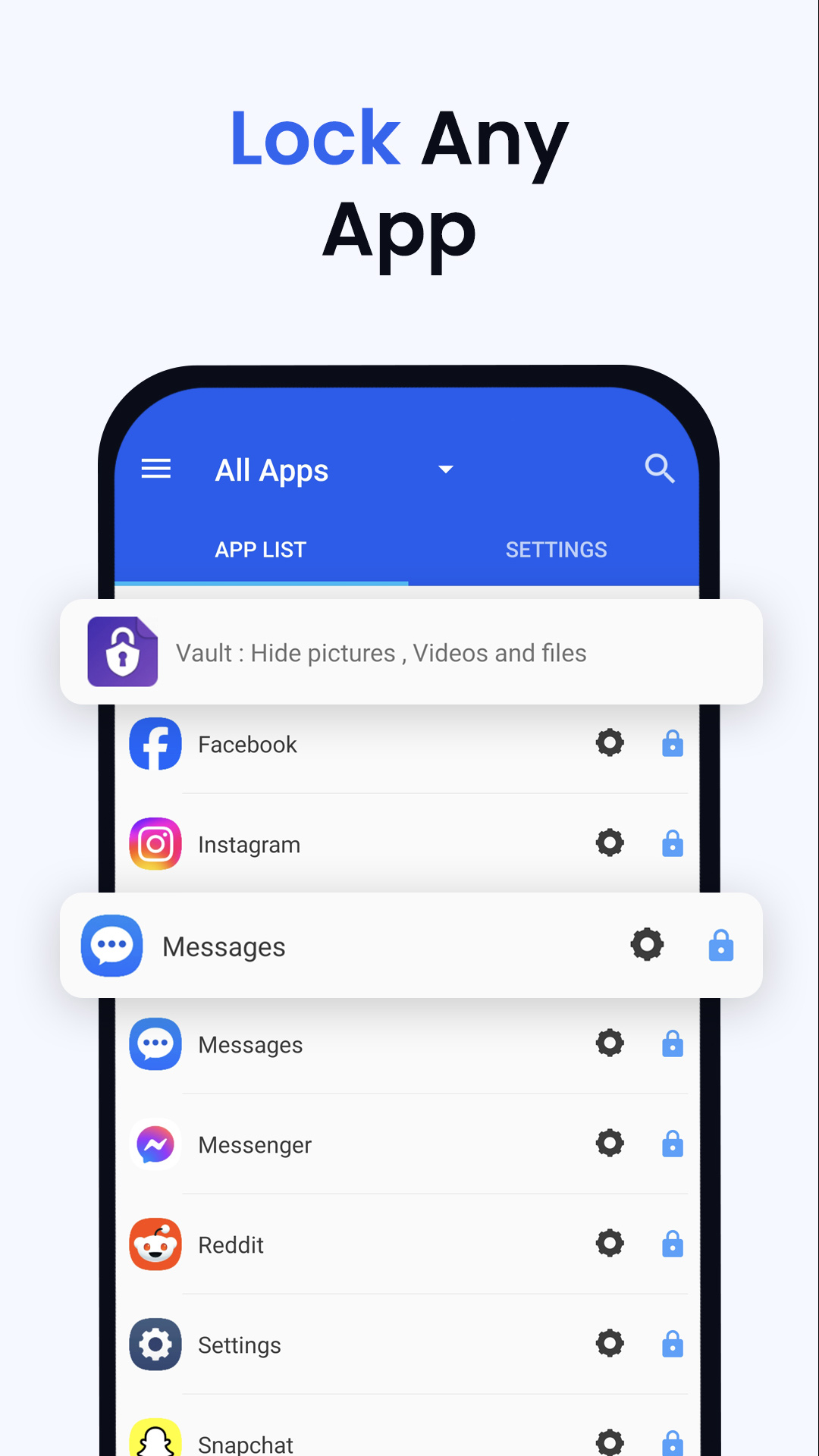 اسکرین شات 1 برنامه AppLock