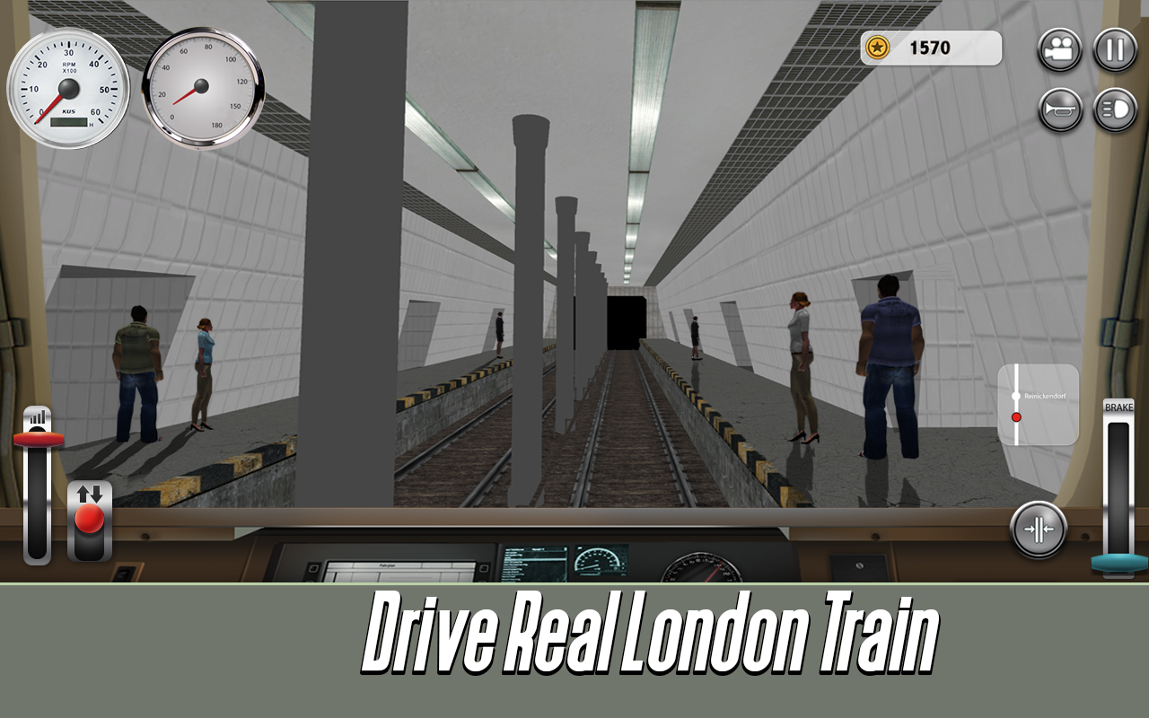 اسکرین شات 2 بازی London Subway: Train Simulator
