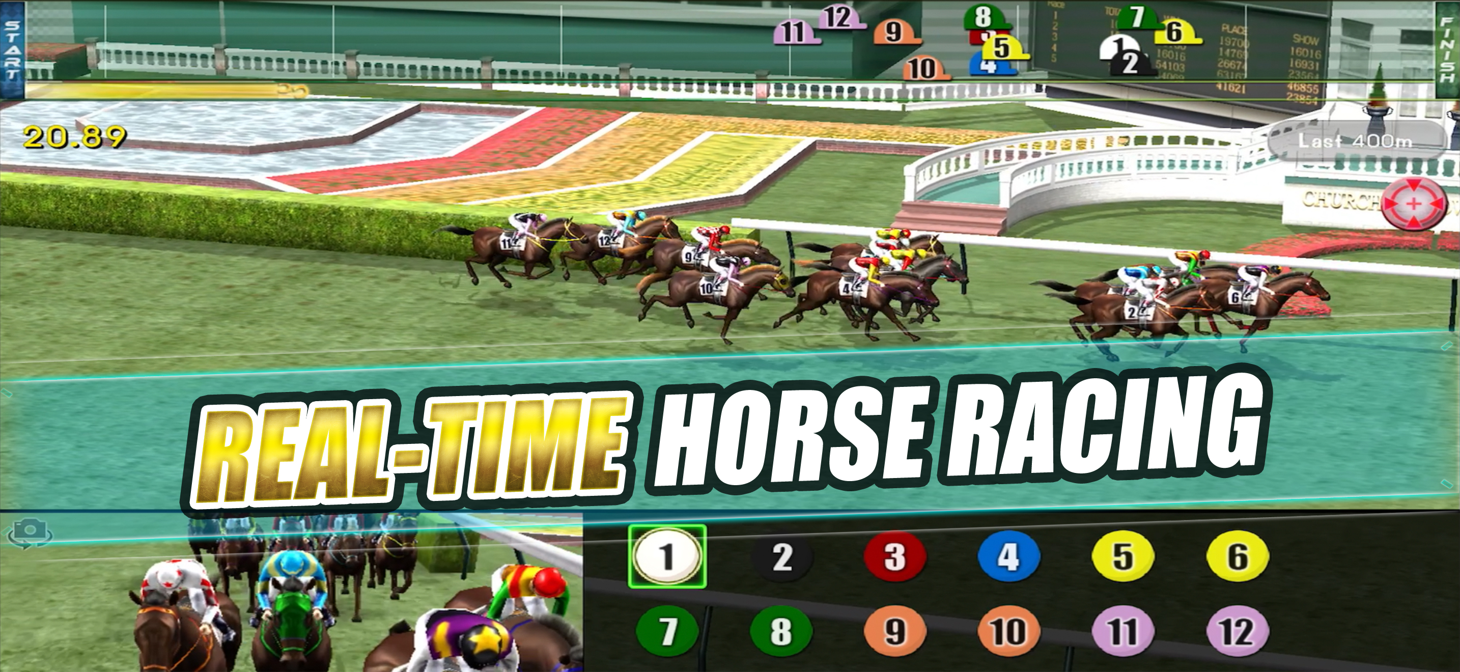 اسکرین شات 1 بازی iHorse™ Arcade Horse Racing