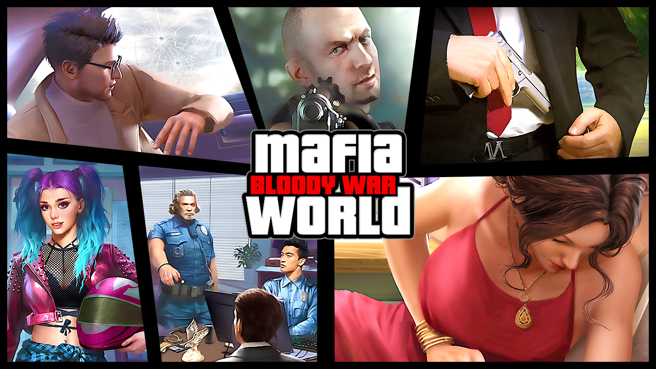اسکرین شات 1 بازی Mafia World: Bloody War