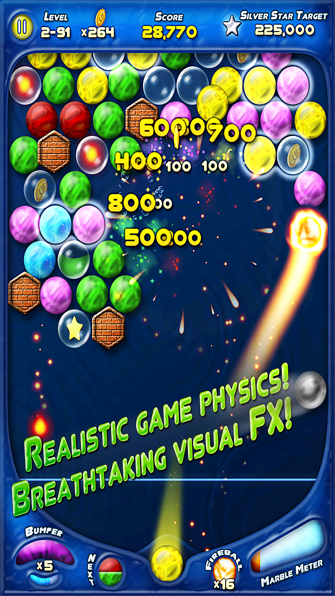 اسکرین شات 2 بازی Bubble Bust! HD Bubble Shooter