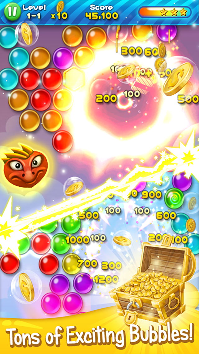 اسکرین شات 4 بازی Bubble Bust! - Popping Planets