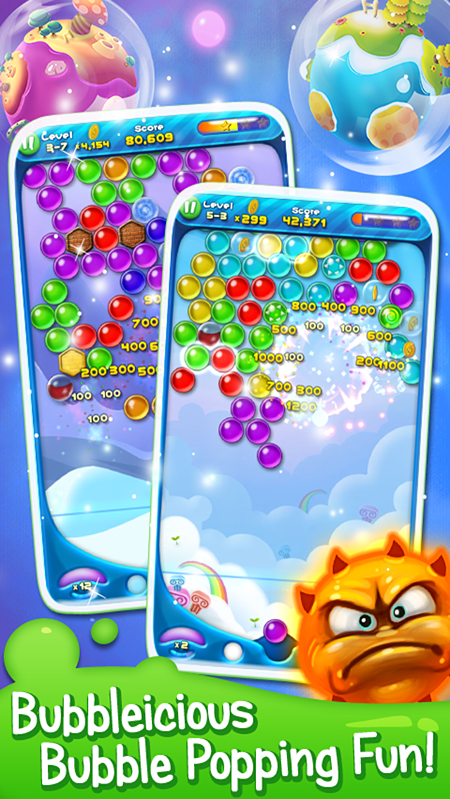 اسکرین شات 1 بازی Bubble Bust! - Popping Planets