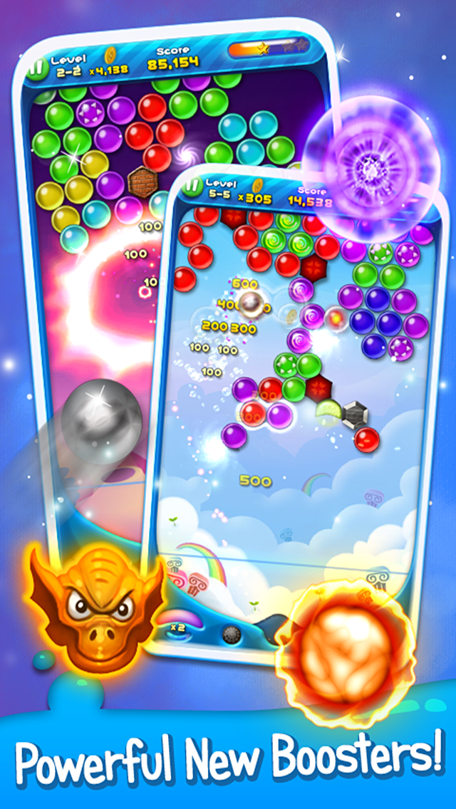اسکرین شات 5 بازی Bubble Bust! - Popping Planets