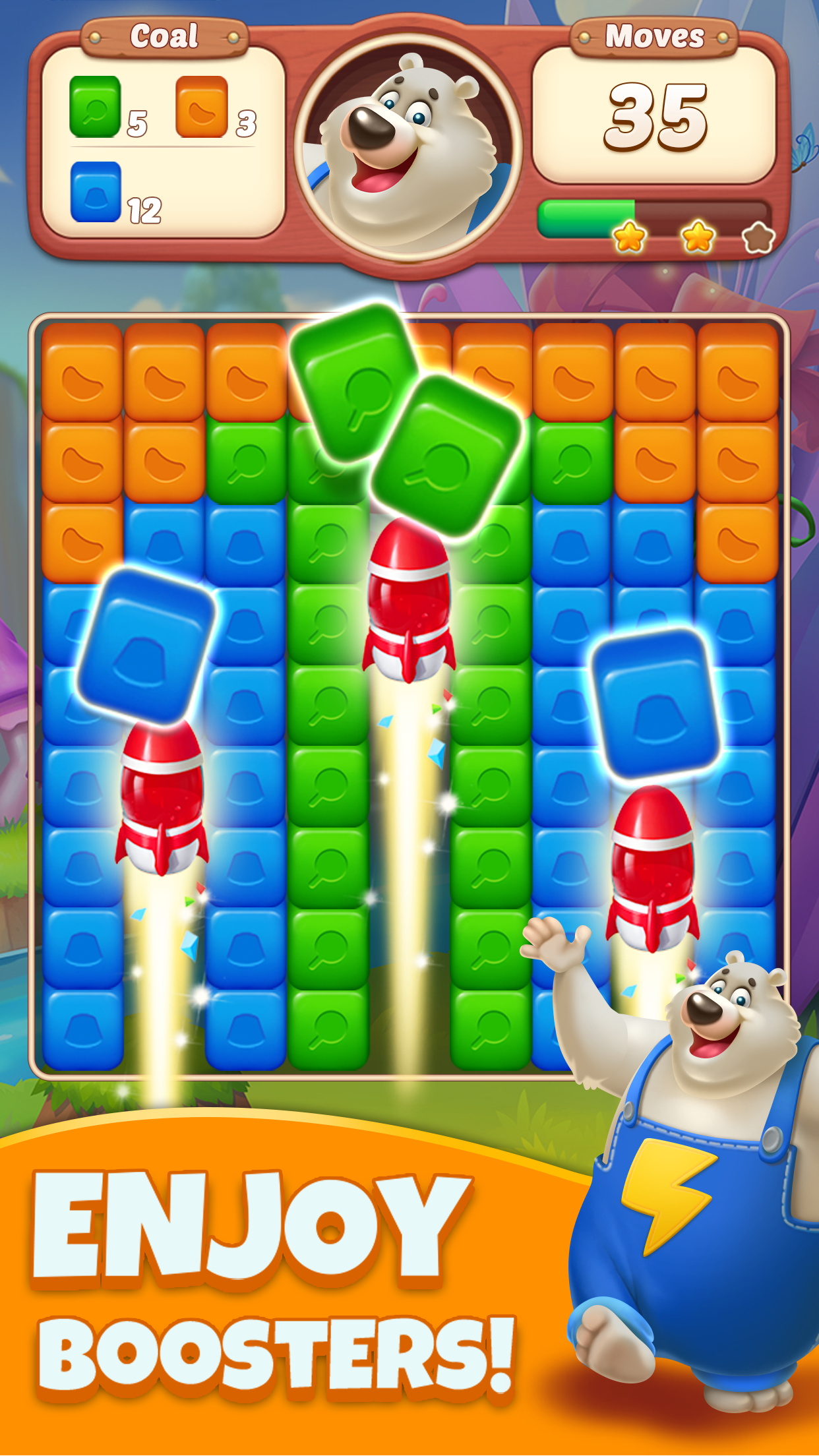 اسکرین شات 3 بازی Cube Blast: Match 3 Puzzle
