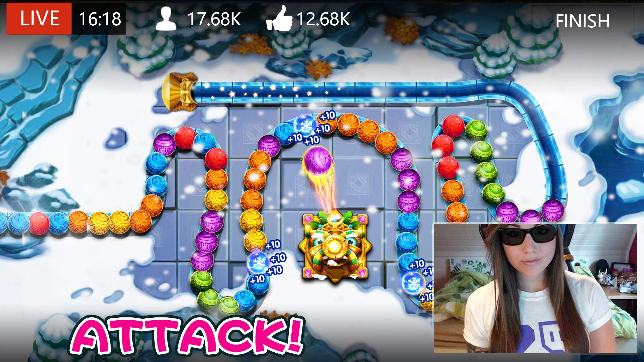 اسکرین شات 4 بازی Marble Dash: Epic Lengend Game
