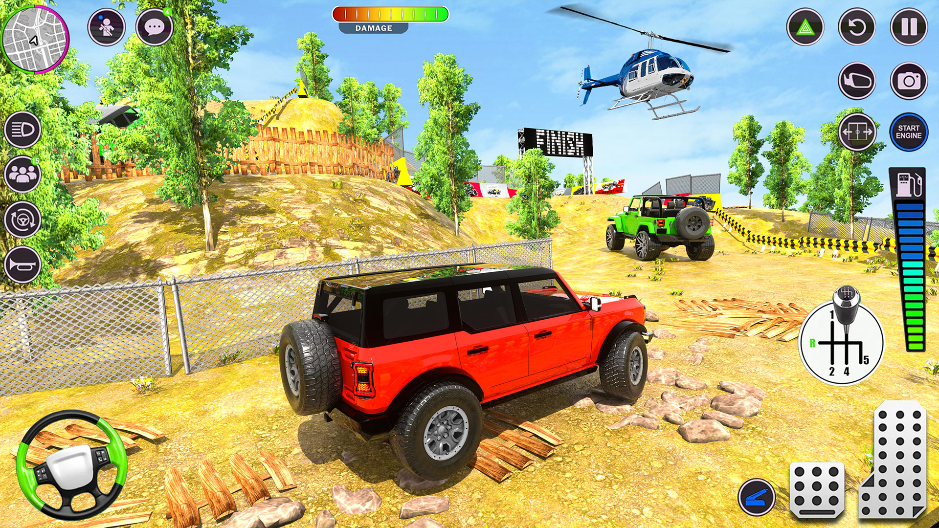 اسکرین شات 3 برنامه Offroad Jeep SUV Driving Games