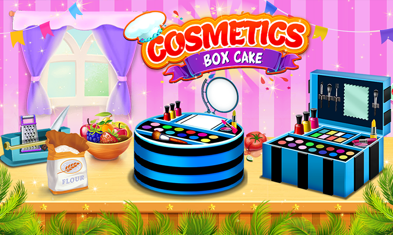 اسکرین شات 1 بازی Cosmetic Makeup Cake Box Game