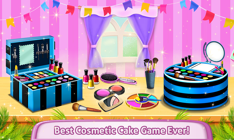 اسکرین شات 3 بازی Cosmetic Makeup Cake Box Game
