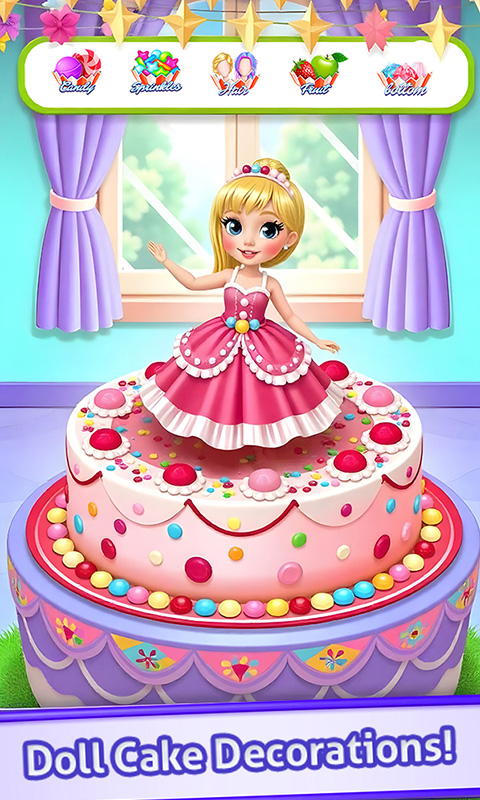 اسکرین شات 5 بازی Chocolate Ice Cream Doll Cake