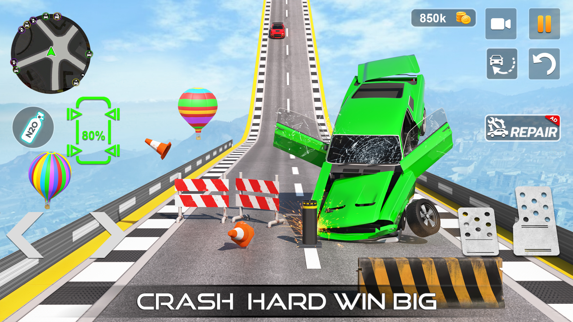 اسکرین شات 3 بازی Car Crash Games Mega Car Games