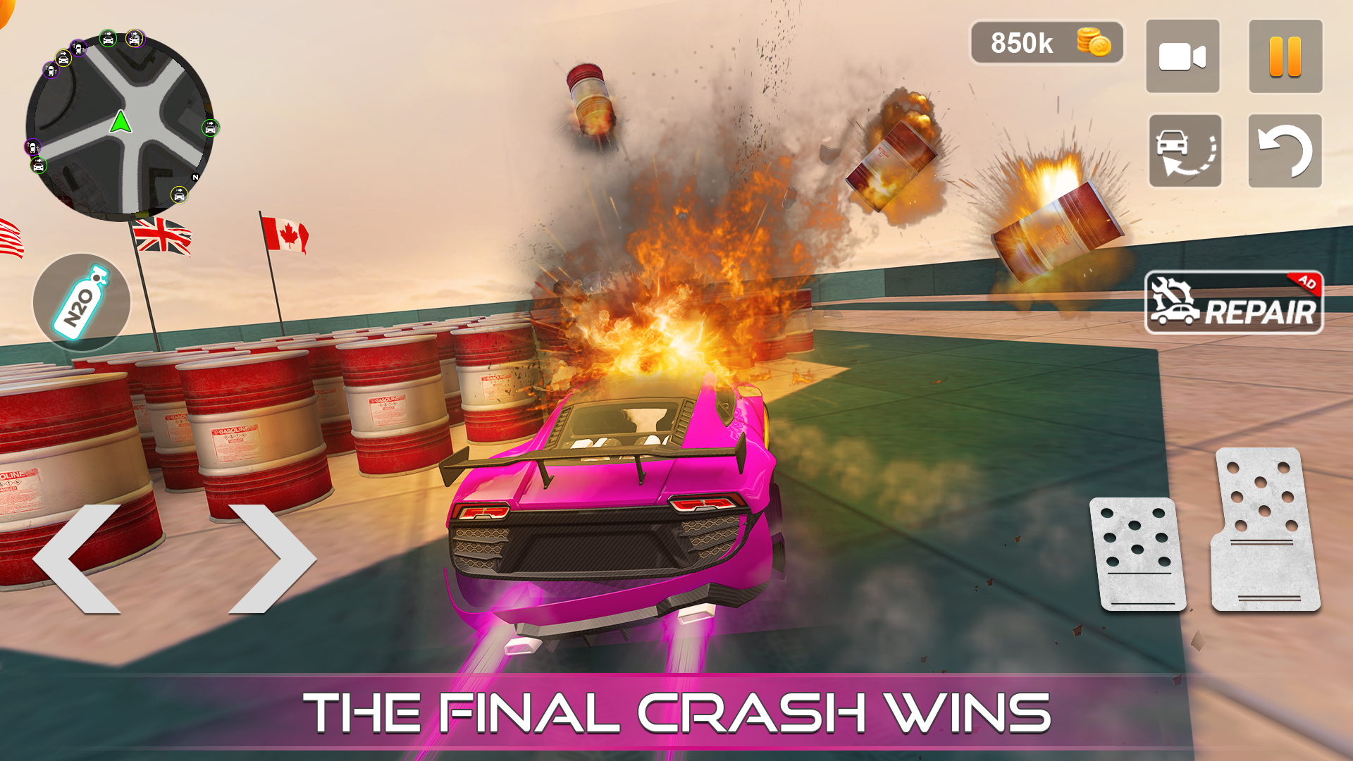 اسکرین شات 6 بازی Car Crash Games Mega Car Games