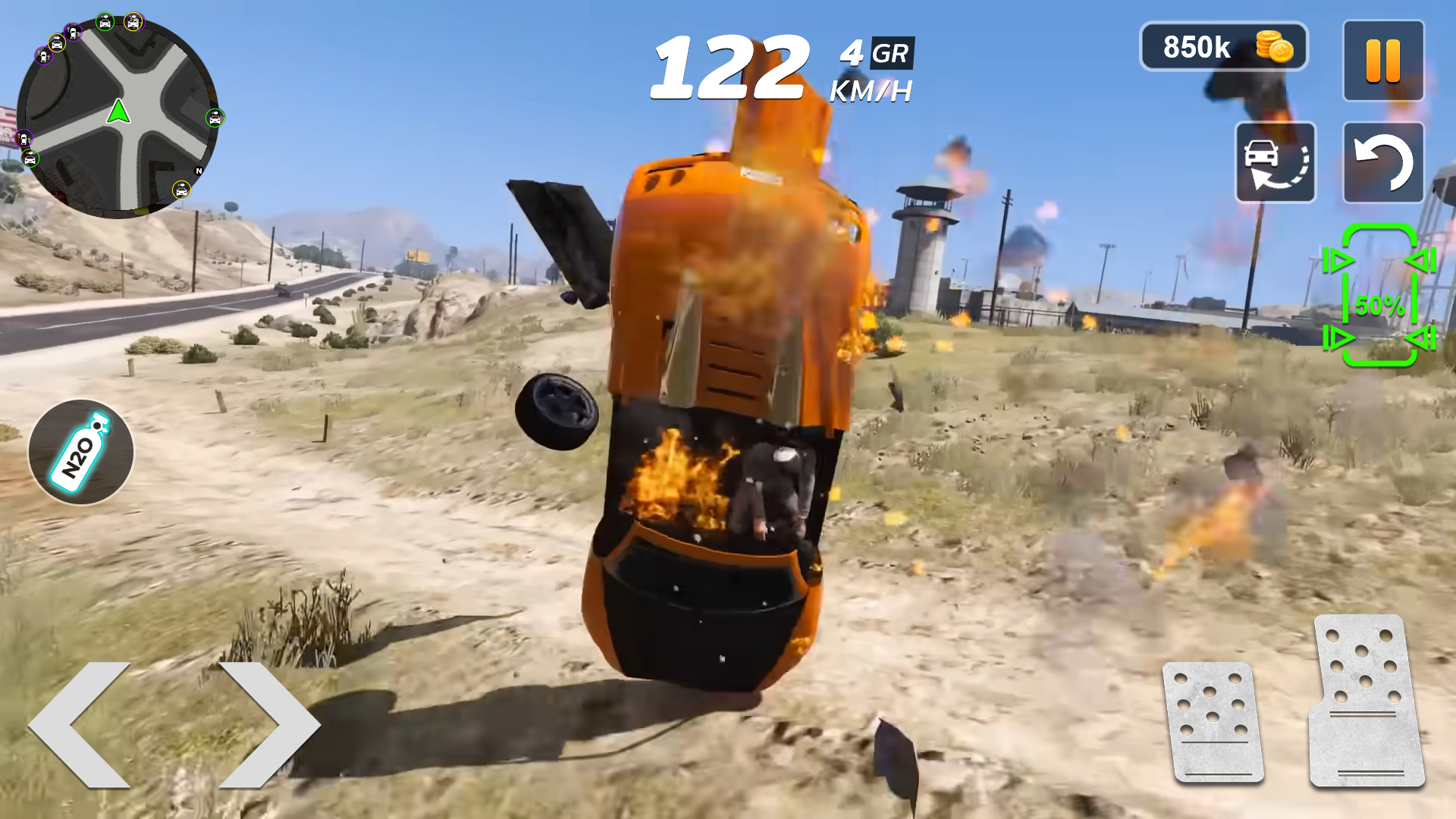 اسکرین شات 2 بازی Car Crash Driving Simulator 3D