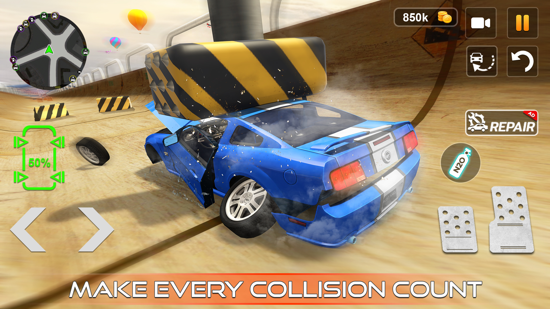 اسکرین شات 5 بازی Car Crash Games Mega Car Games