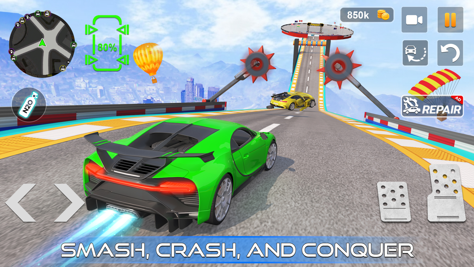 اسکرین شات 4 بازی Car Crash Games Mega Car Games
