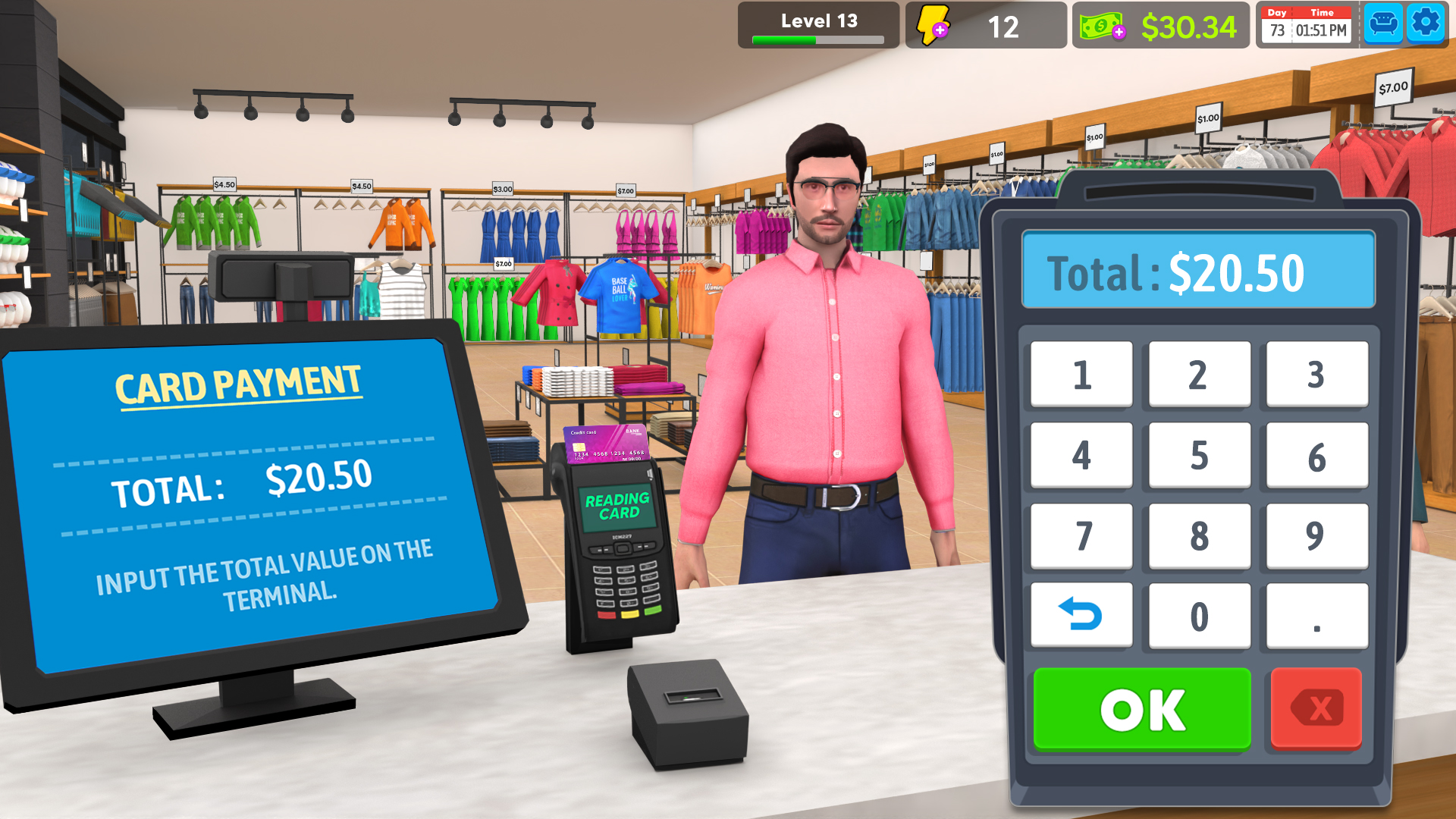 اسکرین شات 5 بازی Garments Shop - Simulator Game