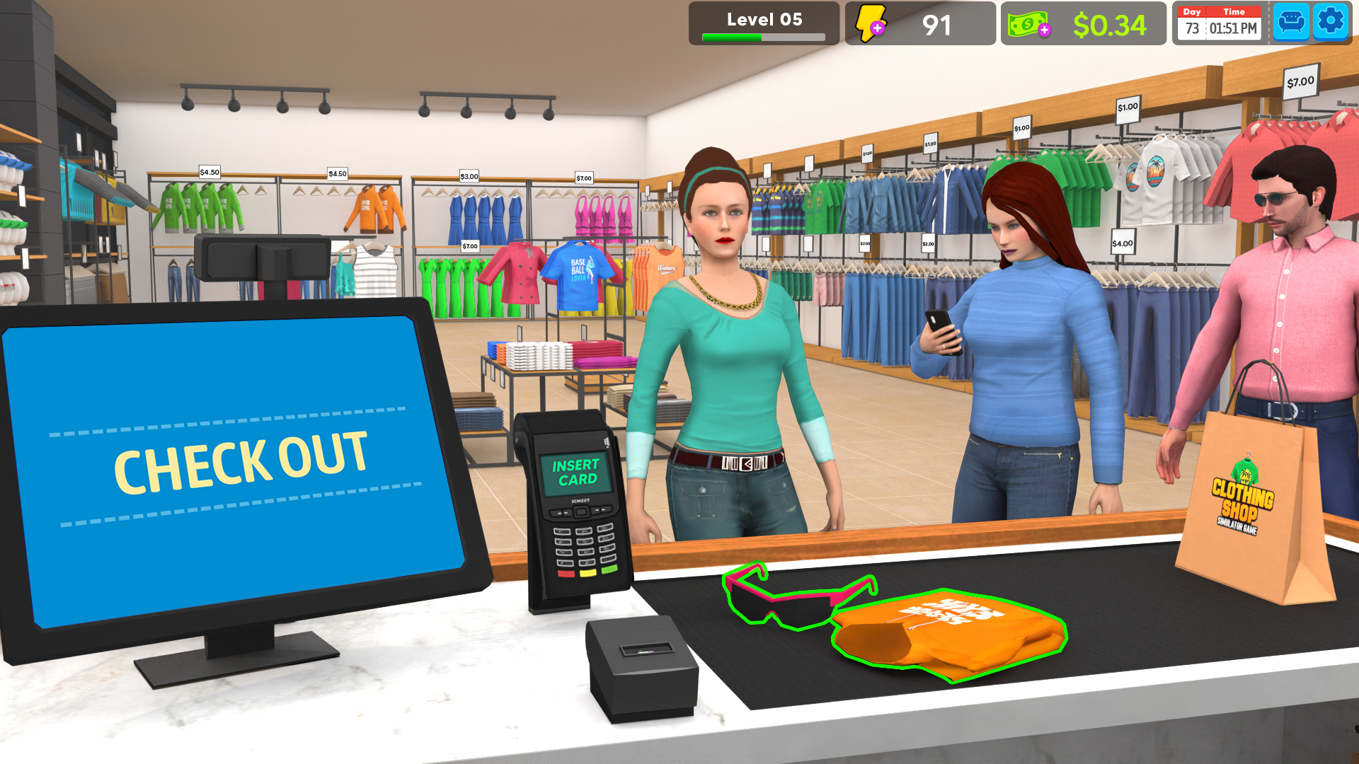 اسکرین شات 3 بازی Garments Shop - Simulator Game