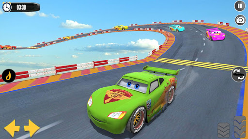 اسکرین شات 4 بازی Splashy Superhero Vertigo racing : lightning car