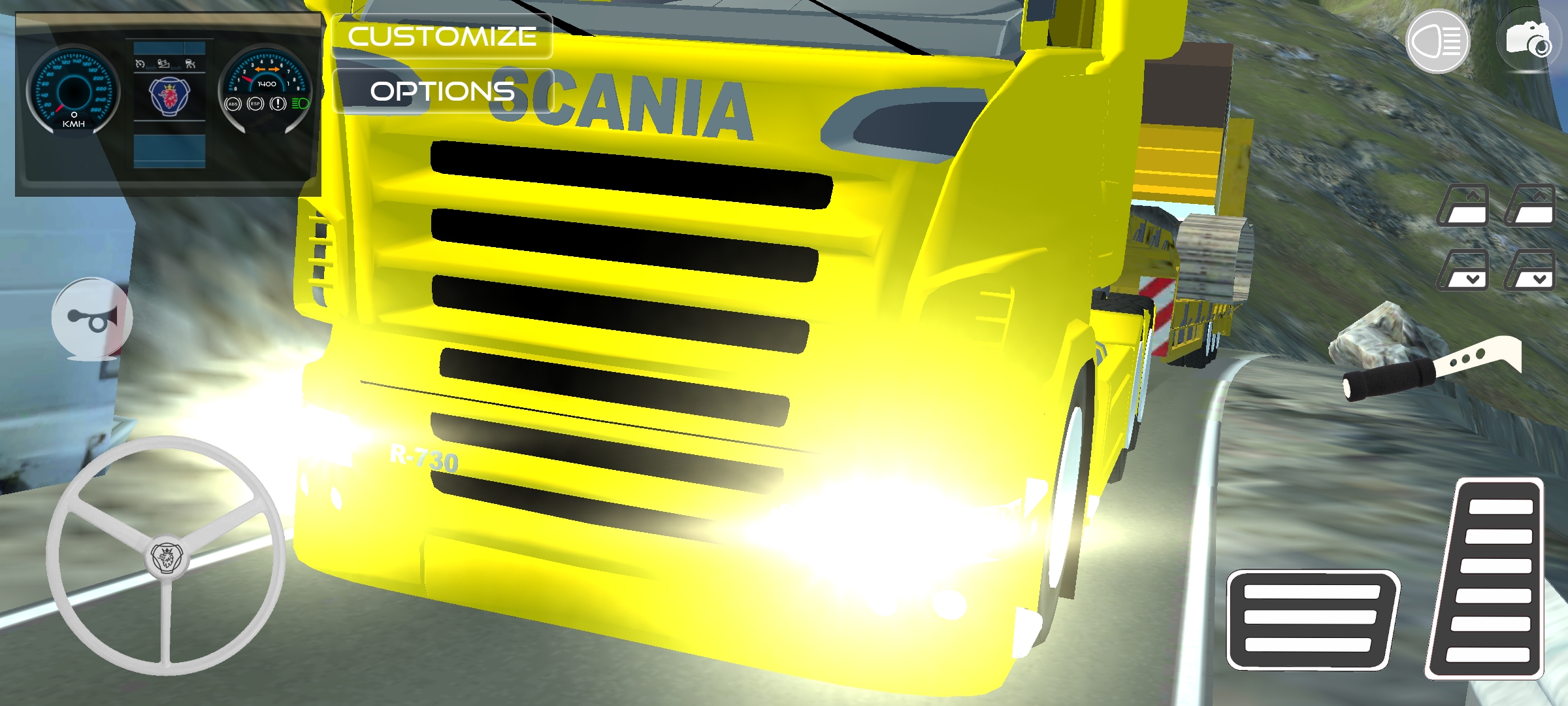 اسکرین شات 7 بازی Dangerous Roads Trucker