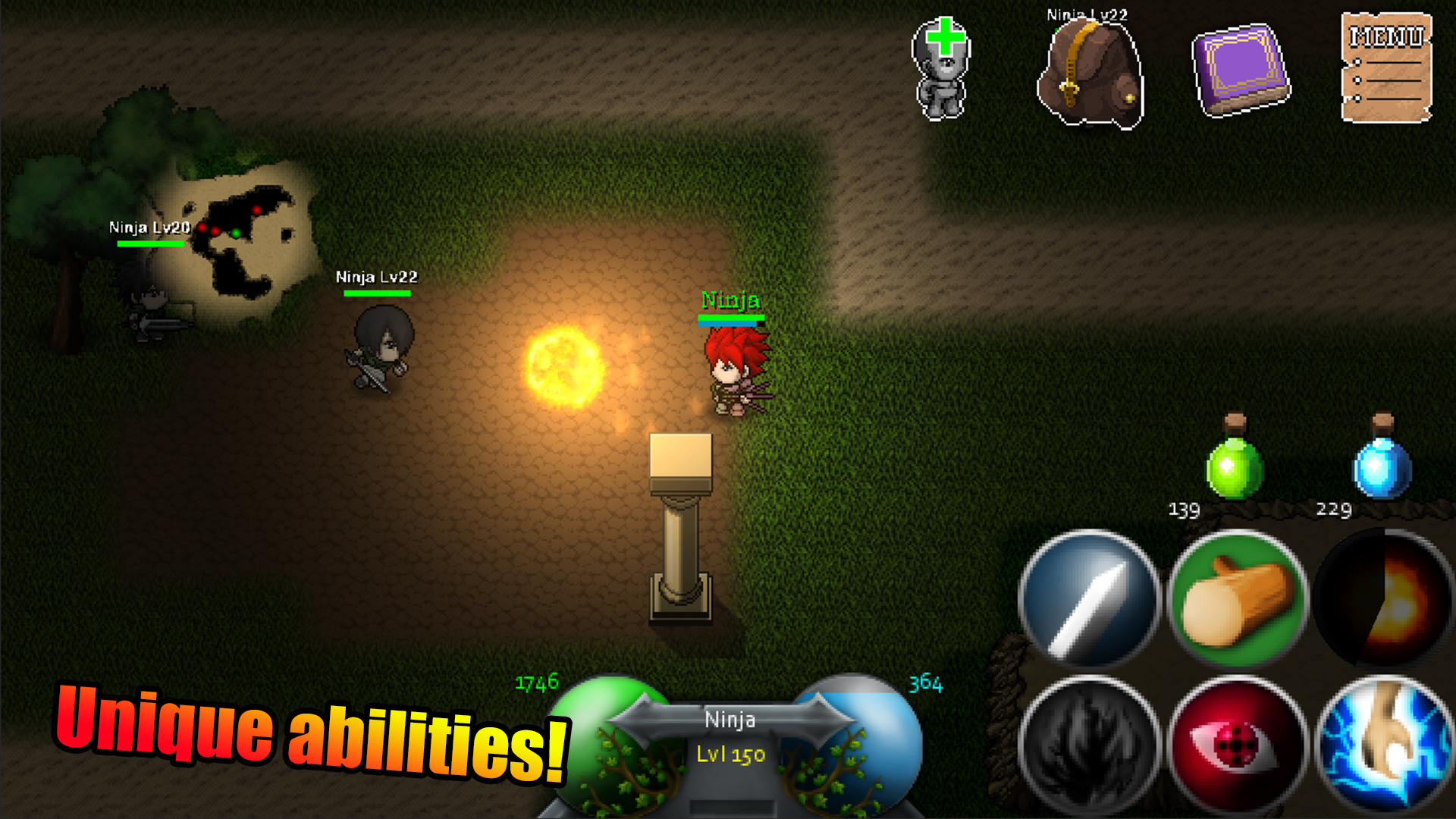 اسکرین شات 3 بازی WOTU Legends: Adventure RPG