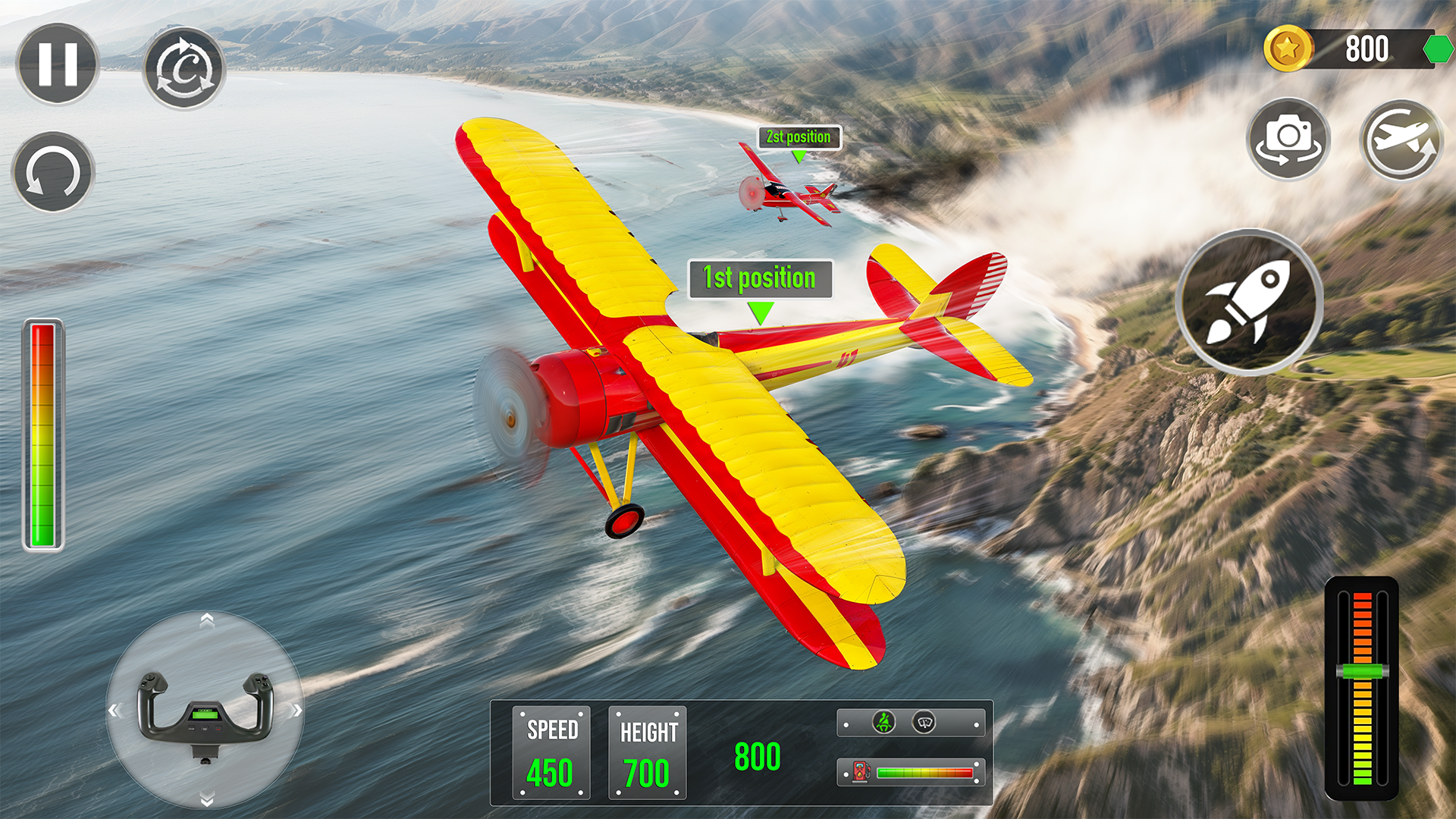 اسکرین شات 2 بازی Airplane Simulator Flight 3D