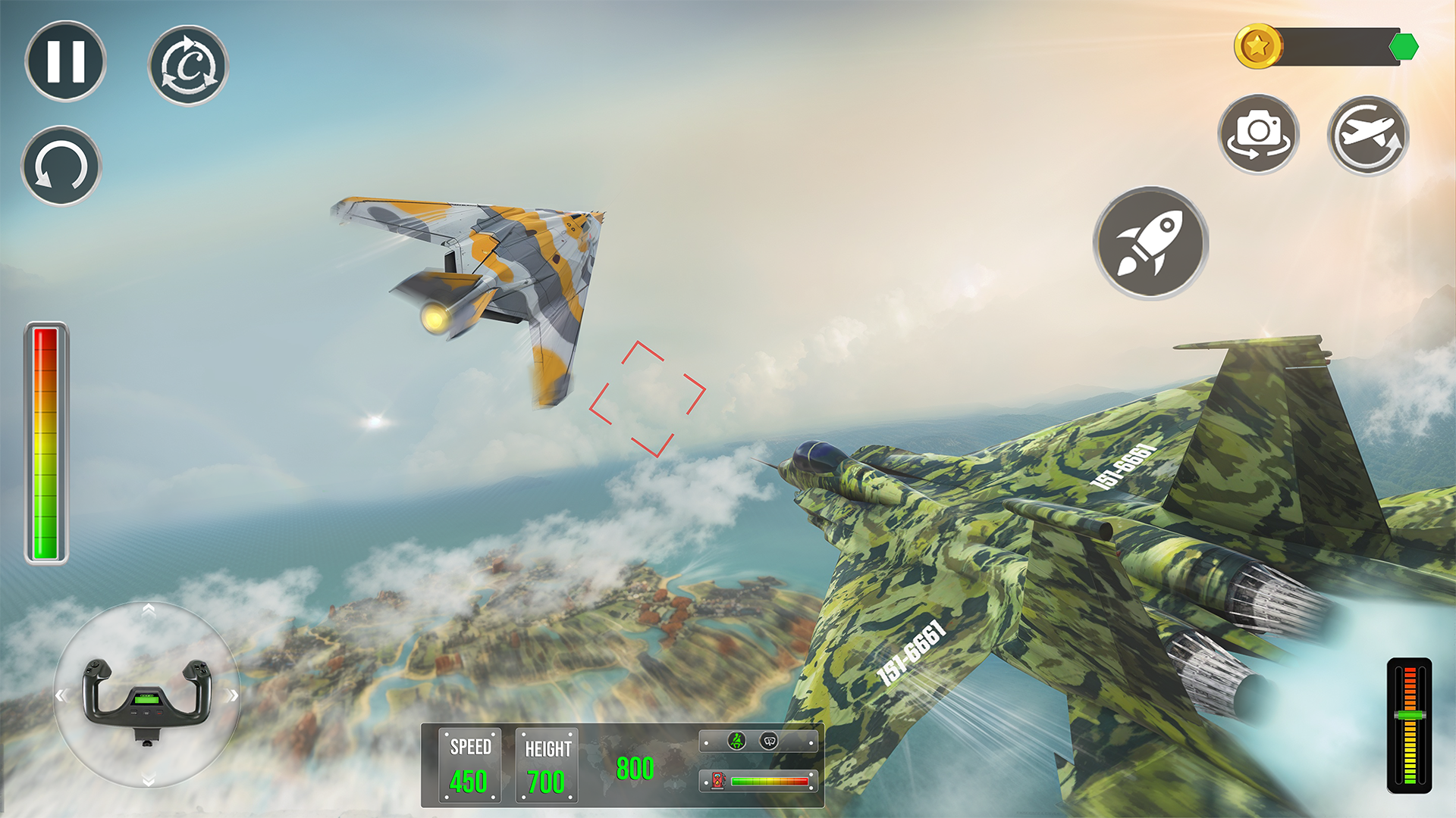 اسکرین شات 8 بازی Airplane Simulator Flight 3D