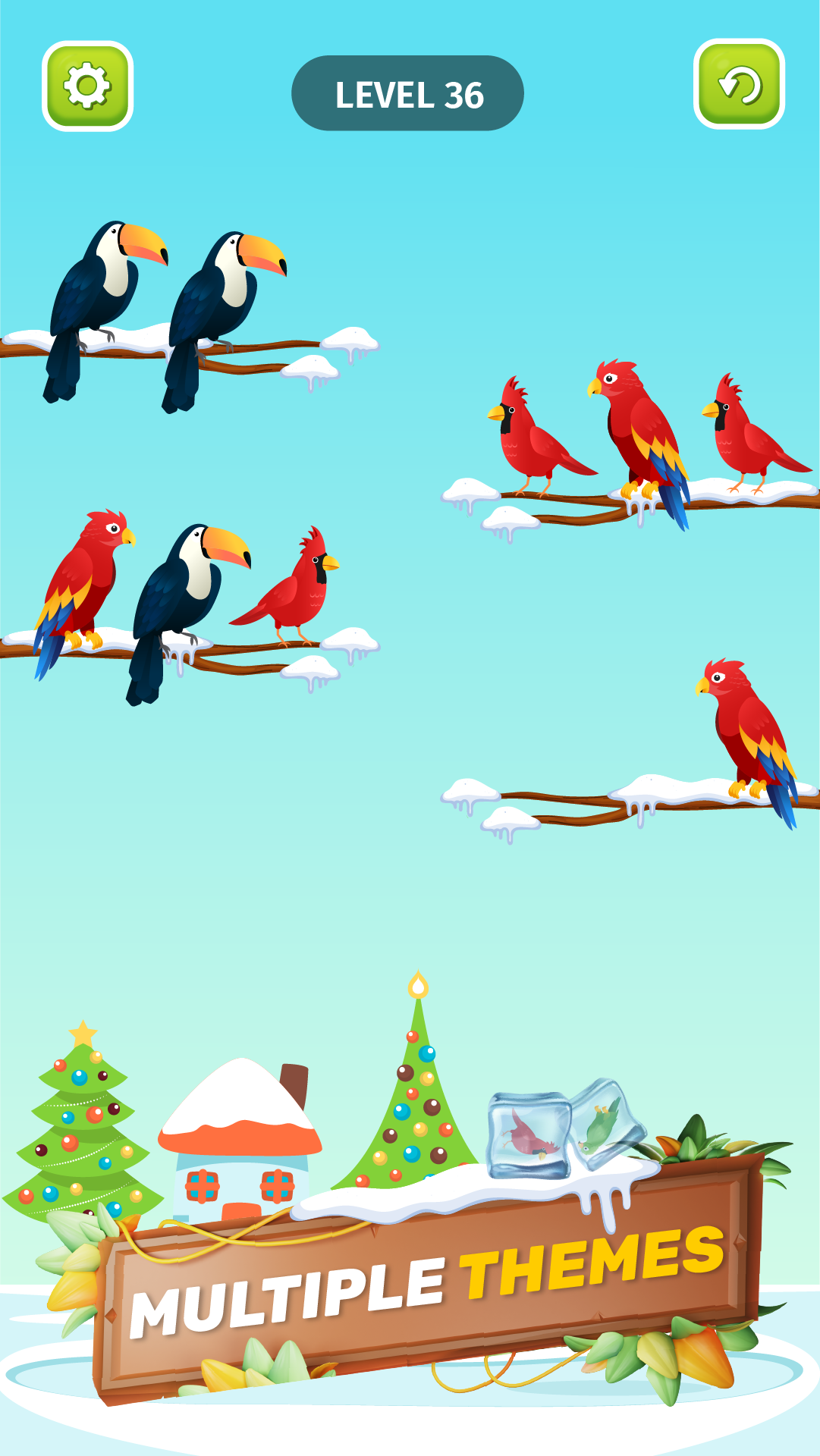 اسکرین شات 3 بازی Bird Sort : Color Puzzle Games