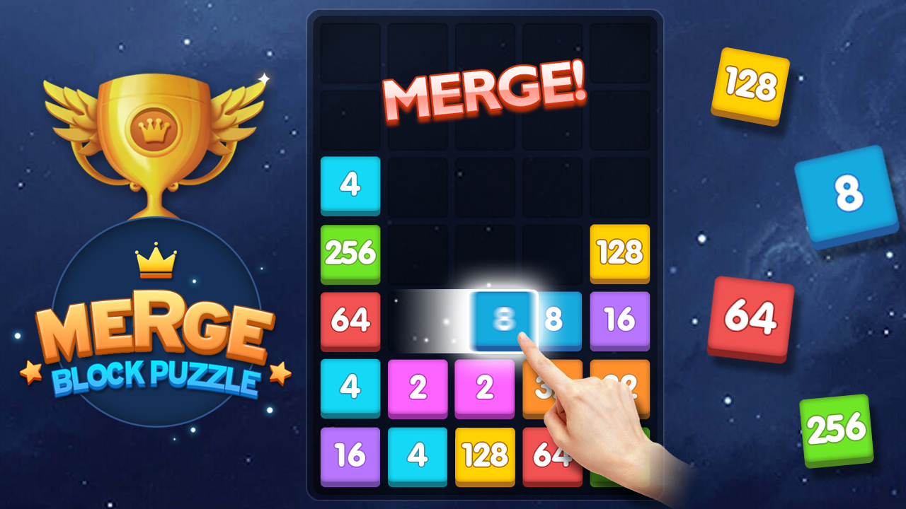 اسکرین شات 7 بازی Merge Games - 2048 Puzzle