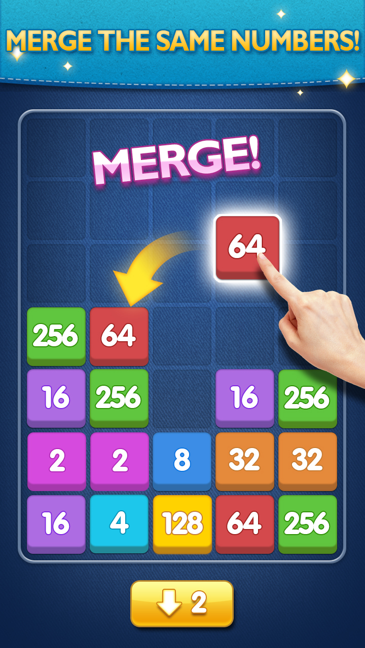 اسکرین شات 1 بازی Merge Games - 2048 Puzzle