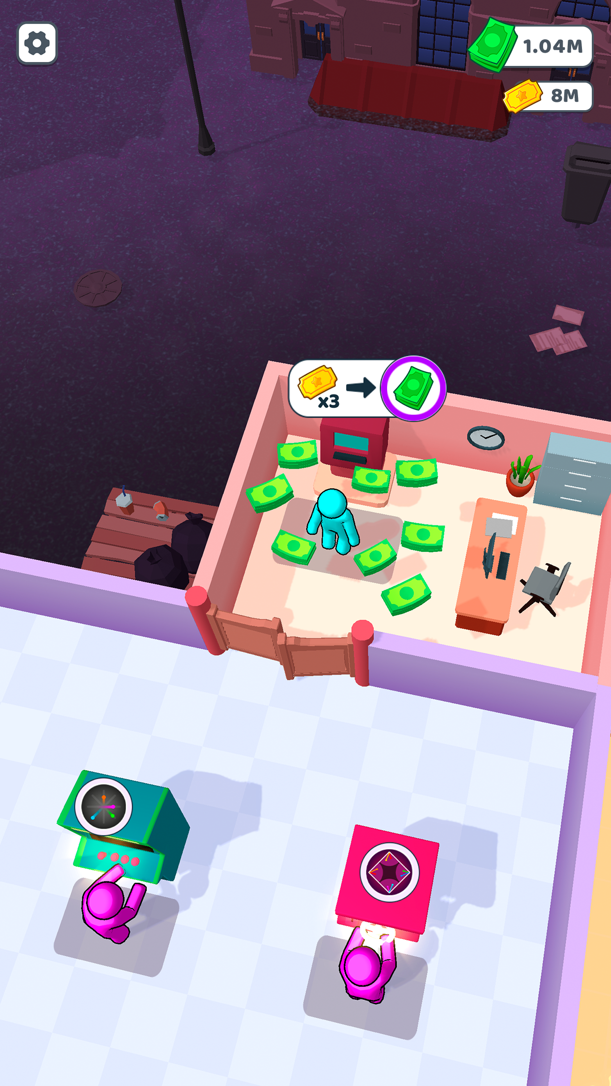 اسکرین شات 6 بازی Bouncing Rainbow: Calm Clicker
