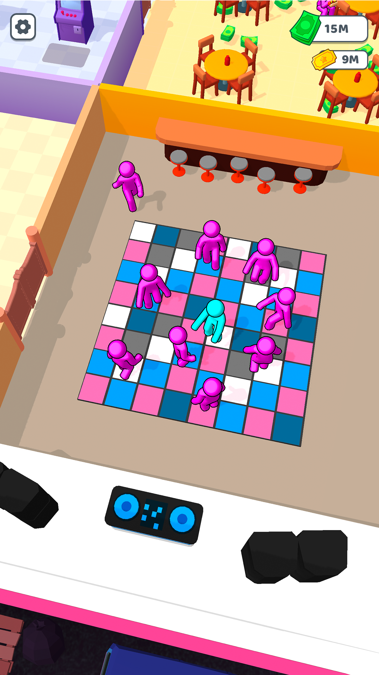 اسکرین شات 5 بازی Bouncing Rainbow: Calm Clicker