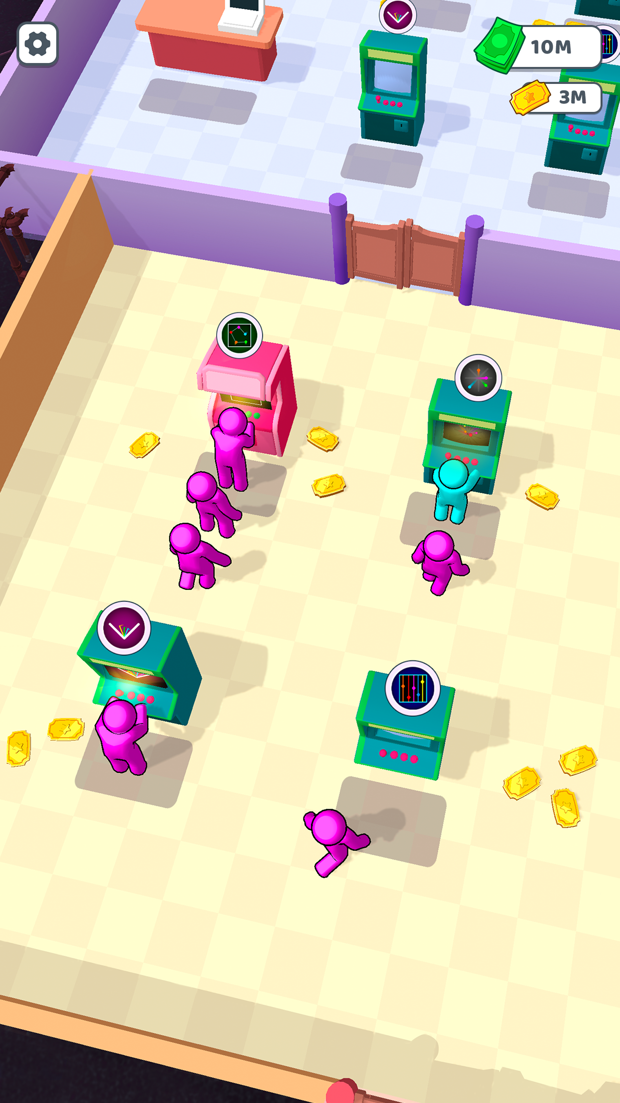 اسکرین شات 7 بازی Bouncing Rainbow: Calm Clicker