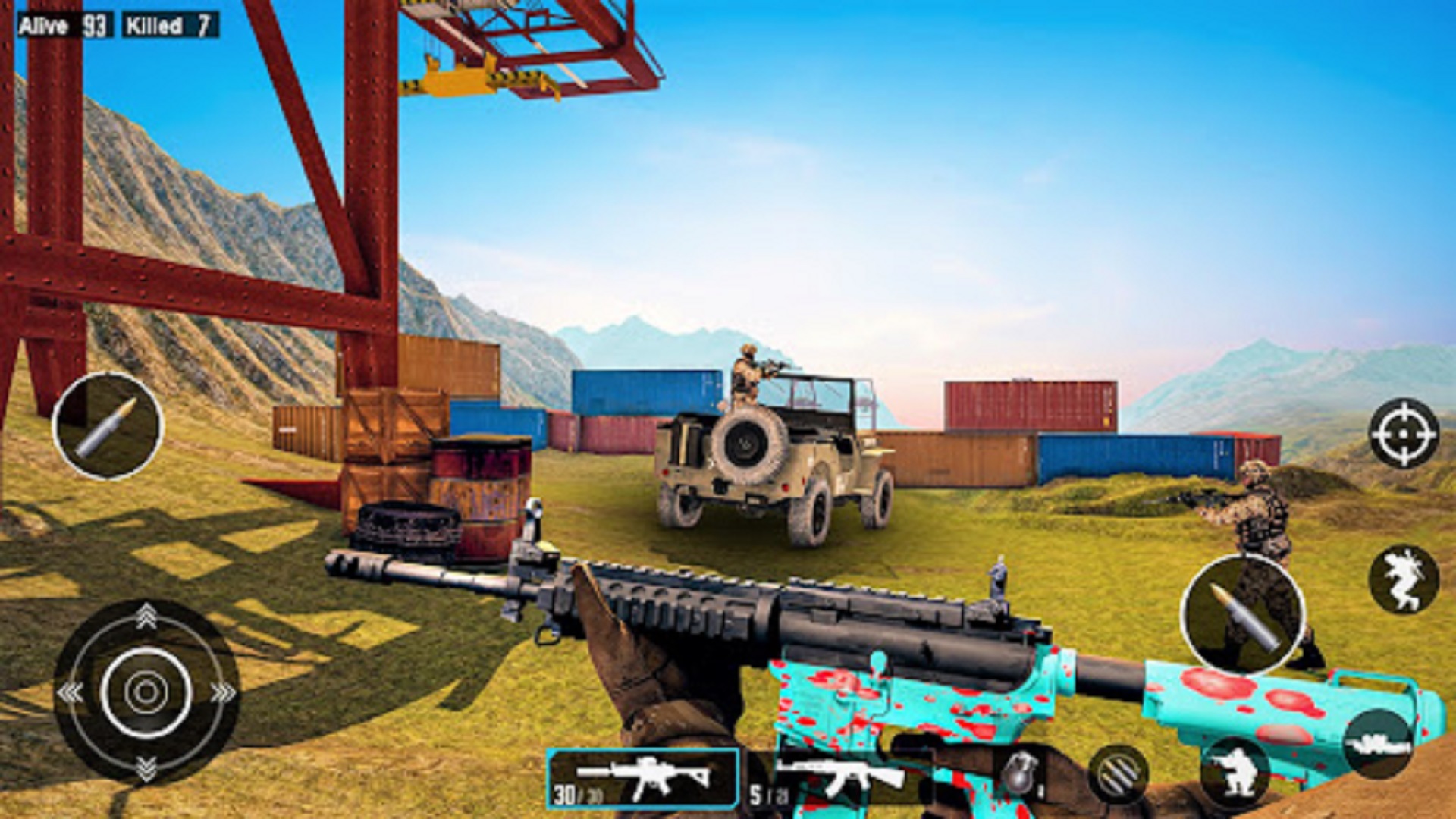 اسکرین شات 5 بازی Commando Gun Shooting Games