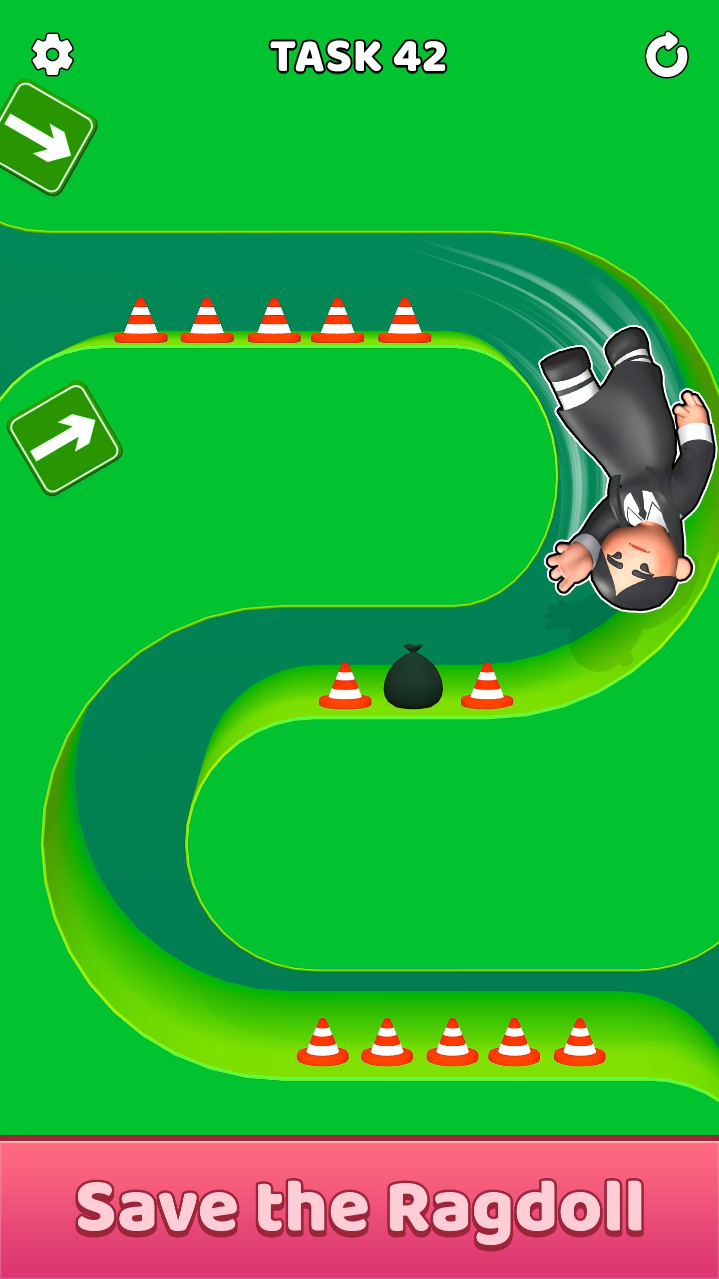 اسکرین شات 4 بازی Bouncy Ragdoll — Jump & Flip!