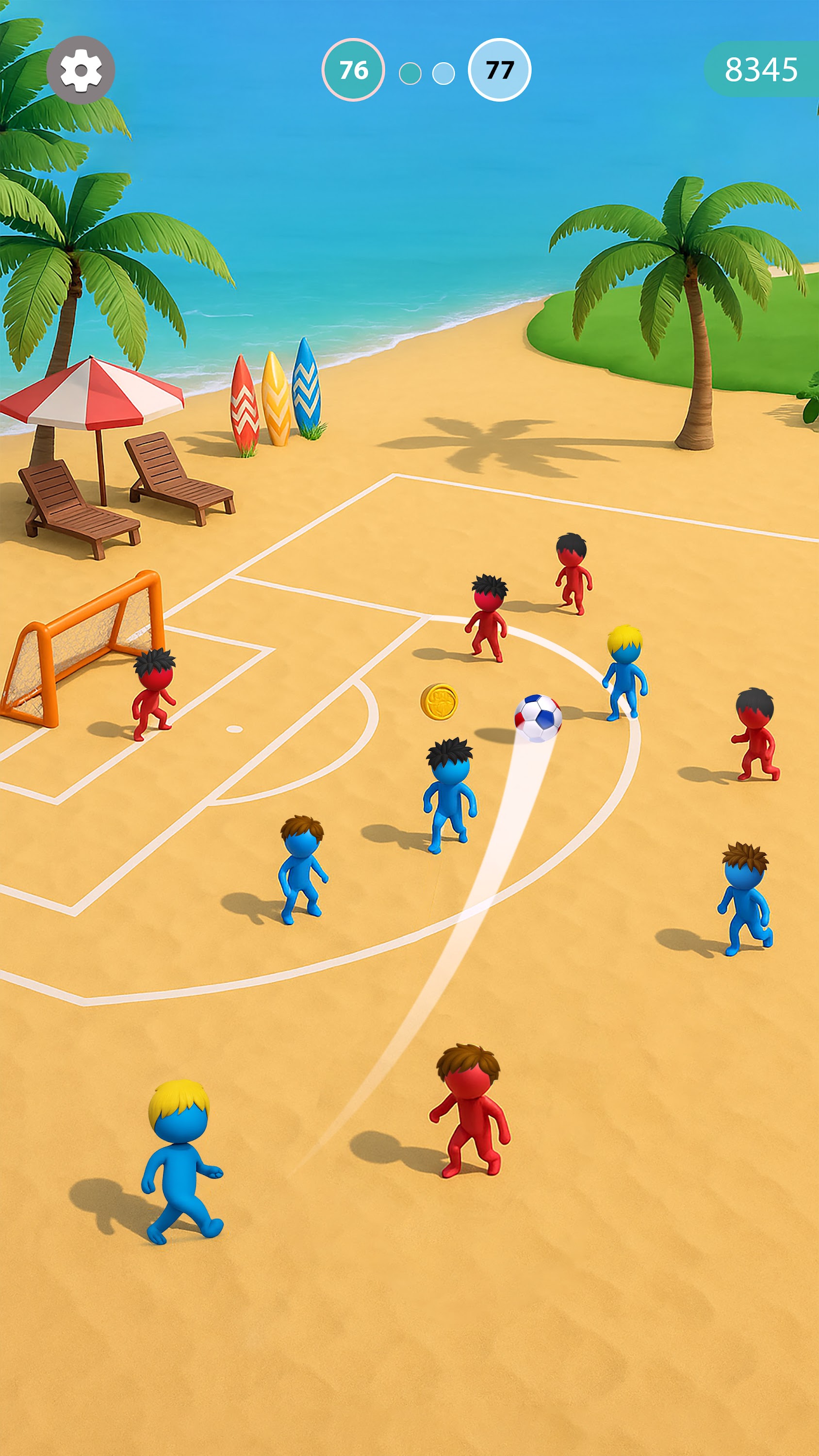 اسکرین شات 2 بازی Soccer Goal Match・Sports Games