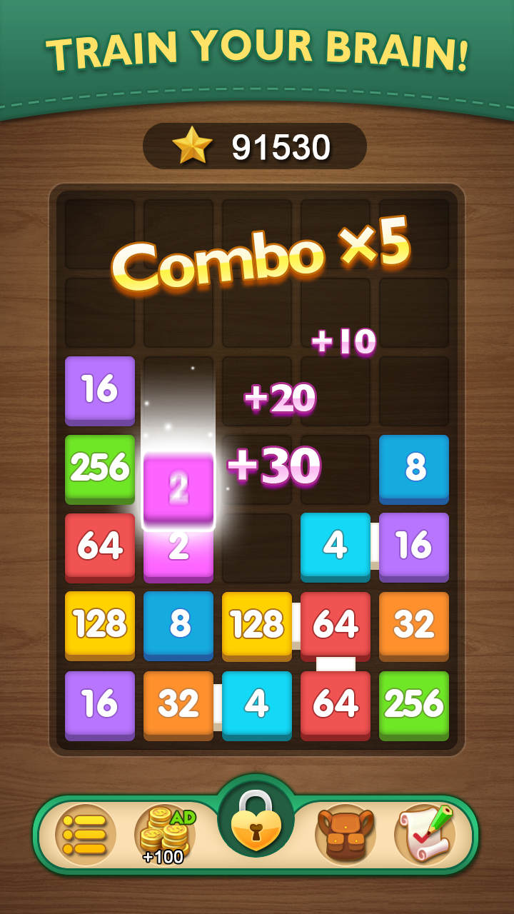 اسکرین شات 3 بازی Merge Puzzle - Number Games