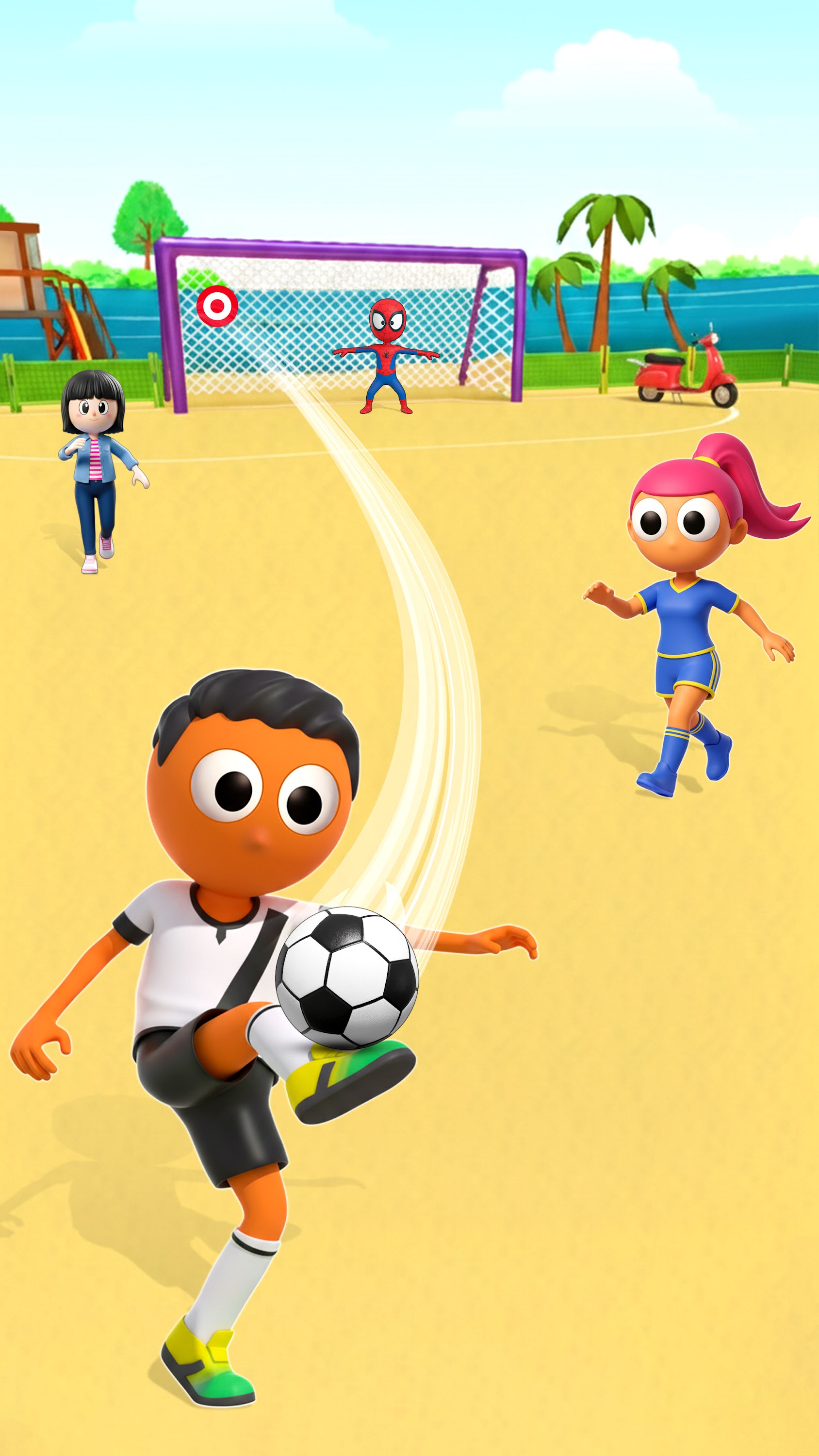 اسکرین شات 1 بازی Kick It – Fun Soccer Game