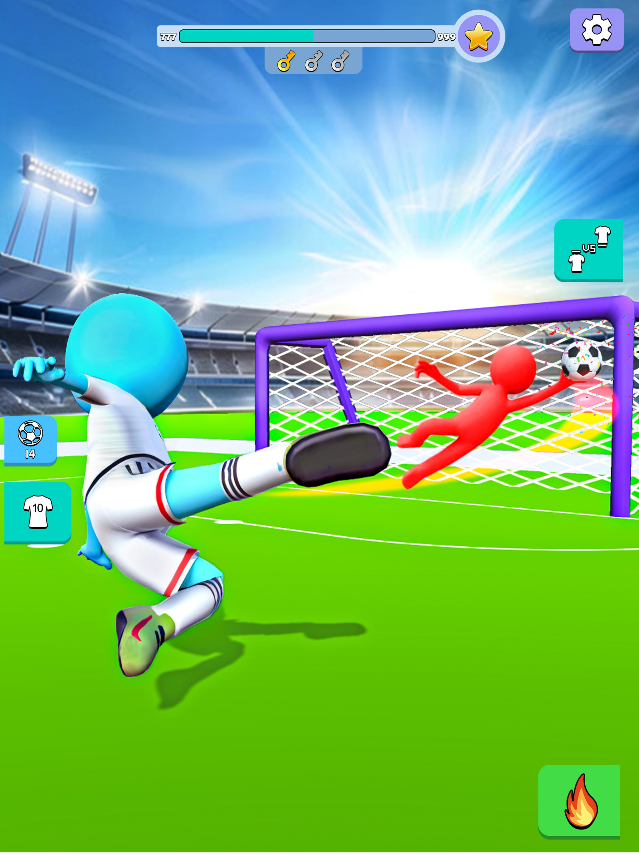 اسکرین شات 1 بازی Kick It – Fun Soccer Game
