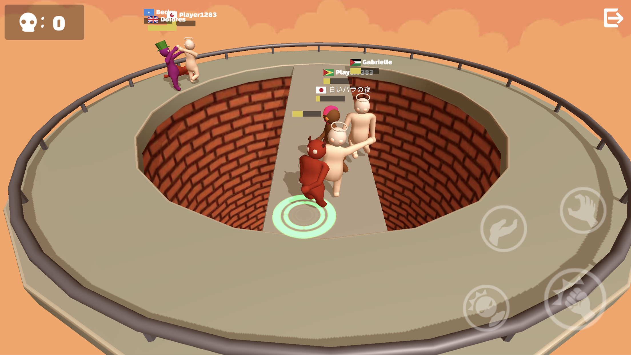 اسکرین شات بازی Noodleman.io 2 - Fight Party 1