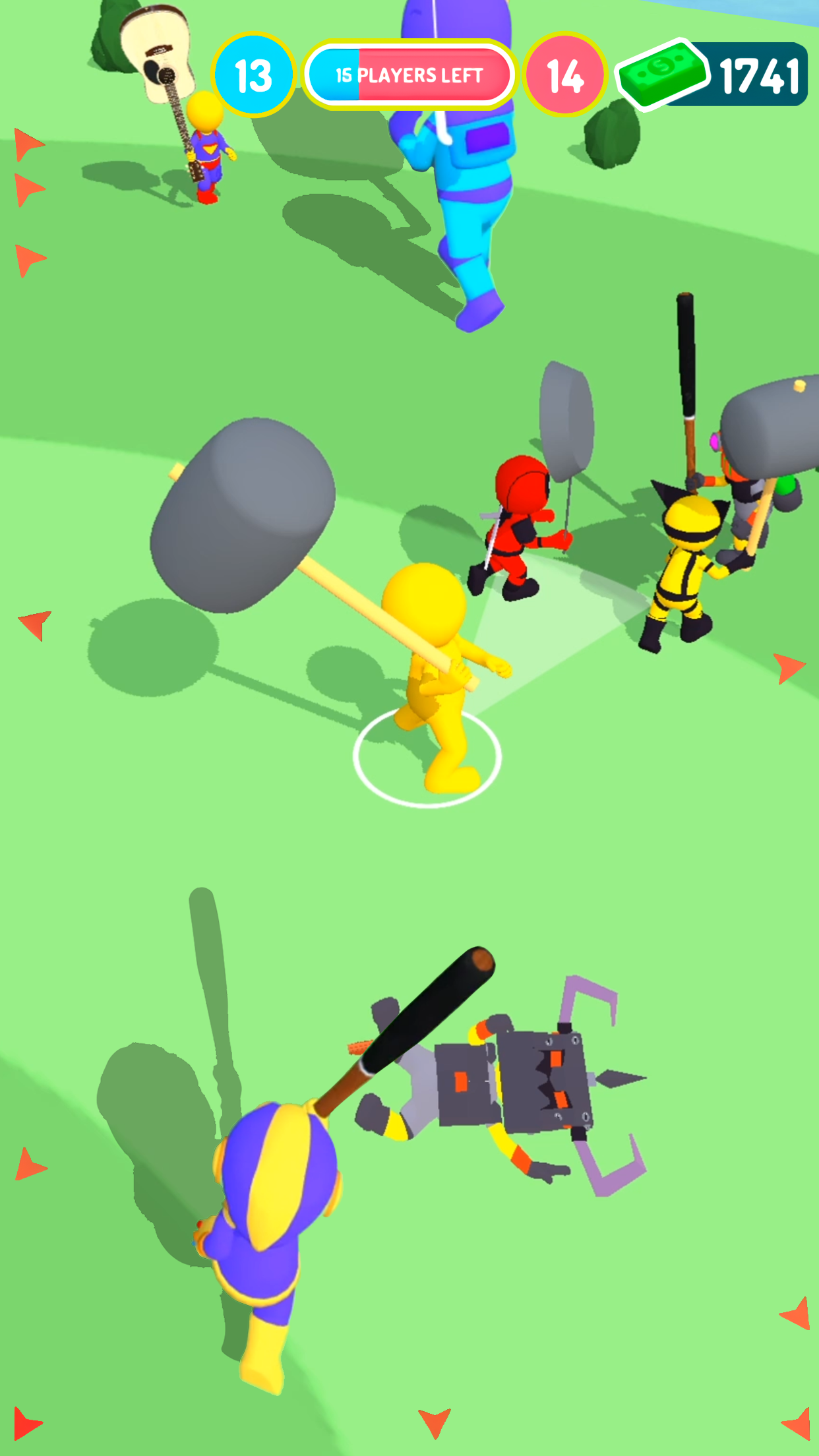 اسکرین شات 6 بازی Smashers.io - Fun io games