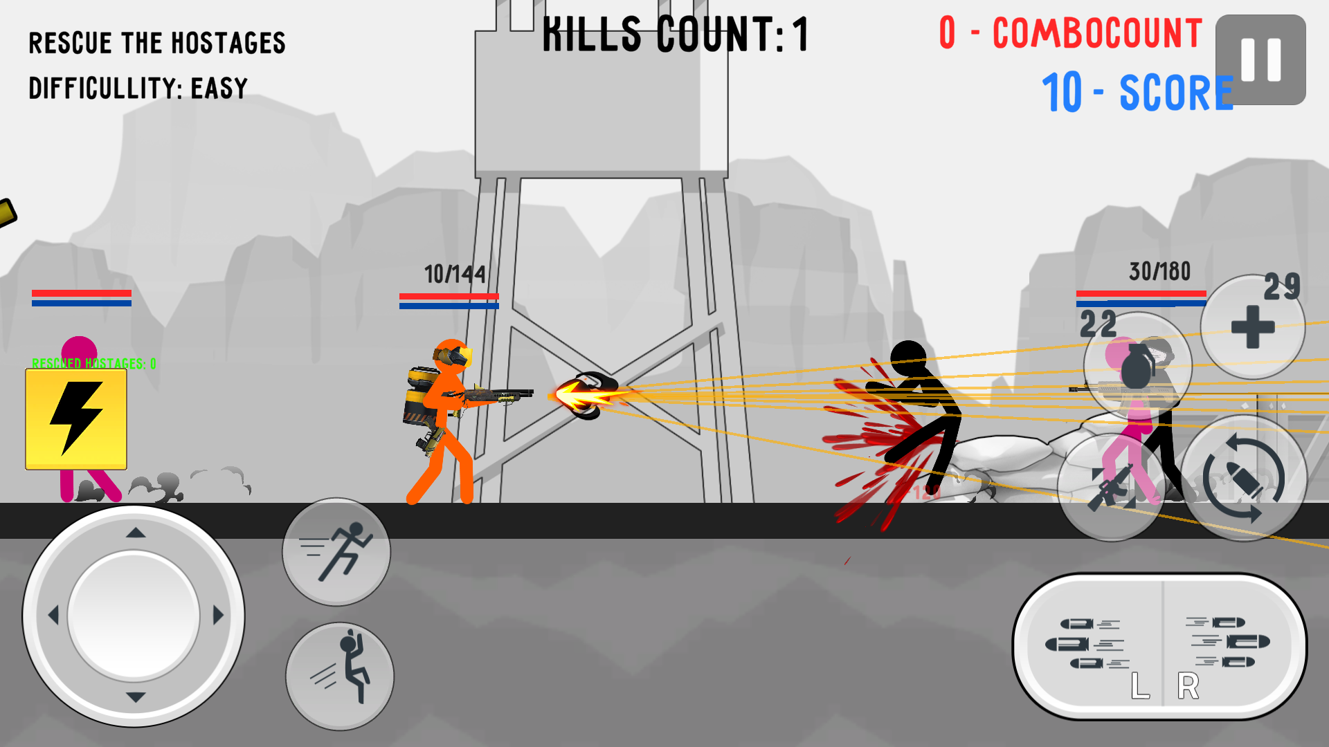 اسکرین شات 6 بازی Stickman Warfare Battle Strike